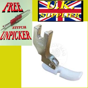 TEFLON CORDING FOOT (LEFT) FOR INDUSTRiAL SEWING MACHINE. FREE UNPICKER ! T36LN - Picture 1 of 2
