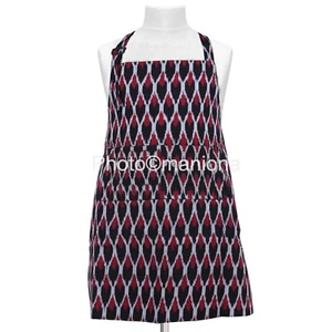 Delantal de cocina indio Kantha hecho a mano Ikat impreso con bolsillo - Imagen 1 de 4