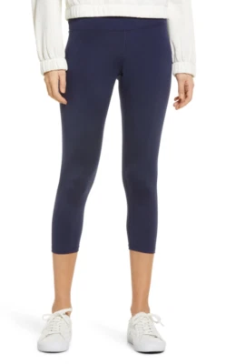 Leggings femininas Hue L77419 Active Cool Breeze Pocket Capri Performance tamanho G - Imagem 1 de 3