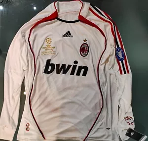 MAGLIA MILAN KAKA' ORIGINALE DA STORE MANICHE LUNGHE 2006 2007 FINALE CHAMPIONS - Foto 1 di 15