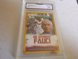 DR. ANTHONY FAUCI ACEO CUSTOM LIMITED EDITION # 79 GRADED 10 L@@@K - Picture 1 of 2