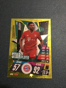 TOPPS MATCH ATTAX 2020-21 🏆 S.GNABRY 🔴⚪️ BAYERN MUNCHEN RISING STAR - Picture 1 of 1
