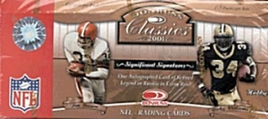 2001 Donruss Classics NFL Football Hobby Box - Picture 1 of 1