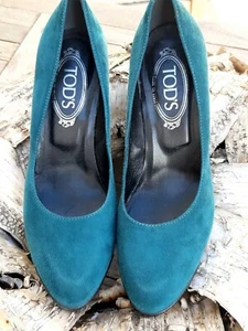 TOD`S - Schuhe - High Hells - 38,5 - Pumps - Wildleder - NEU! - Traumhaft ! EDEL - Bild 1 von 11