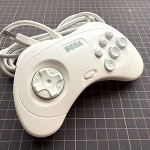 SEGA Saturn Controller Pad USB White for Mac - Reproduction - Picture 1 of 5