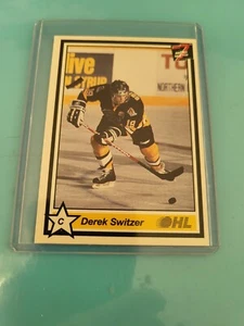1990-91 7th Inning Sketch OHL #318 DEREK SWITZER NORTH BAY CENTENNIALS - Picture 1 of 2