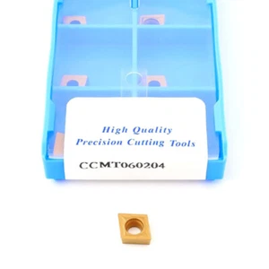 10PCS CCMT060204 CCMT21.51 CNC Lathe Indexable Carbide Insert For SCLCR/L Holder - Picture 1 of 5