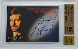 1998 Topps The X-Files Fight the Future Autograph Bruce Harwood BGS 9.5 Gem Mint - Picture 1 of 3