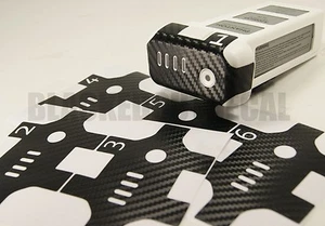 DJI Phantom Carbon Fiber Battery 1-6 Skin Stickers Graphic Wrap Decal 1 2 3 p3 - Picture 1 of 1