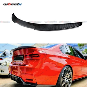 For 12-19 Bmw F30 3 Series F80 M3 Rear Trunk Spoiler Wing Carbon Fiber M4 Style - Picture 1 of 13