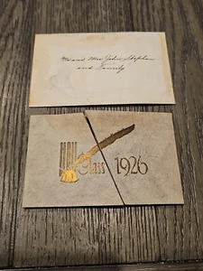 Vintage Rare 1926 Martin Luther College Minnesota Graduation Invitation - Picture 1 of 5