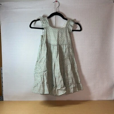 Vestido floral verde OSHKOSH BGOSH para niñas nuevo sin etiquetas talla 5T Foto 1 de 4