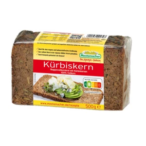 Mestemacher Kürbiskernbrot Roggenvollkornbrot mit Kürbiskerne 500g - Picture 1 of 1