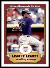 2001 Fleer Tradition Jeffrey Hammonds Baseball Cards #385