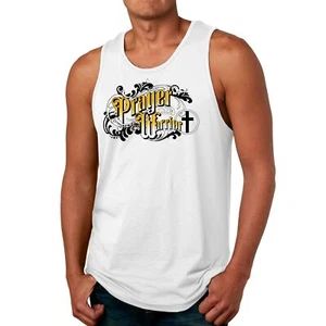 Camiseta sin mangas de fitness para hombre Camiseta gráfica Guerrero de oración Estilo victoriano - Imagen 1 de 28