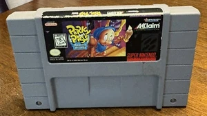 Porky Pig's Haunted Holiday Super Nintendo 1995 Authentic Cartridge Untested - Picture 1 of 3