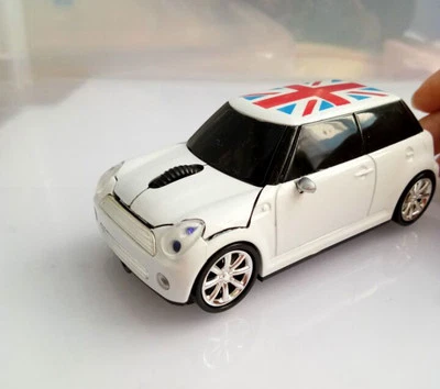 Mini Cooper car 2.4Ghz Wireless Mouse Optical Cordless PC Laptop MAC Mice + USB - Image 1 of 4