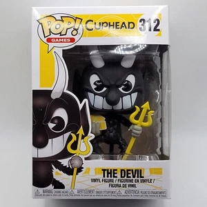 Funko Pop! Vinyl: Games: Cuphead - The Devil #312 Vaulted W/ Pop Protector K - Picture 1 of 11
