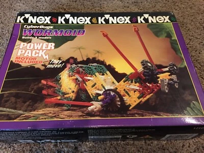 K'NEX Cyberbugs Wormoid Power Pack Motorized 1995 Toy Rare - Image 1 of 2