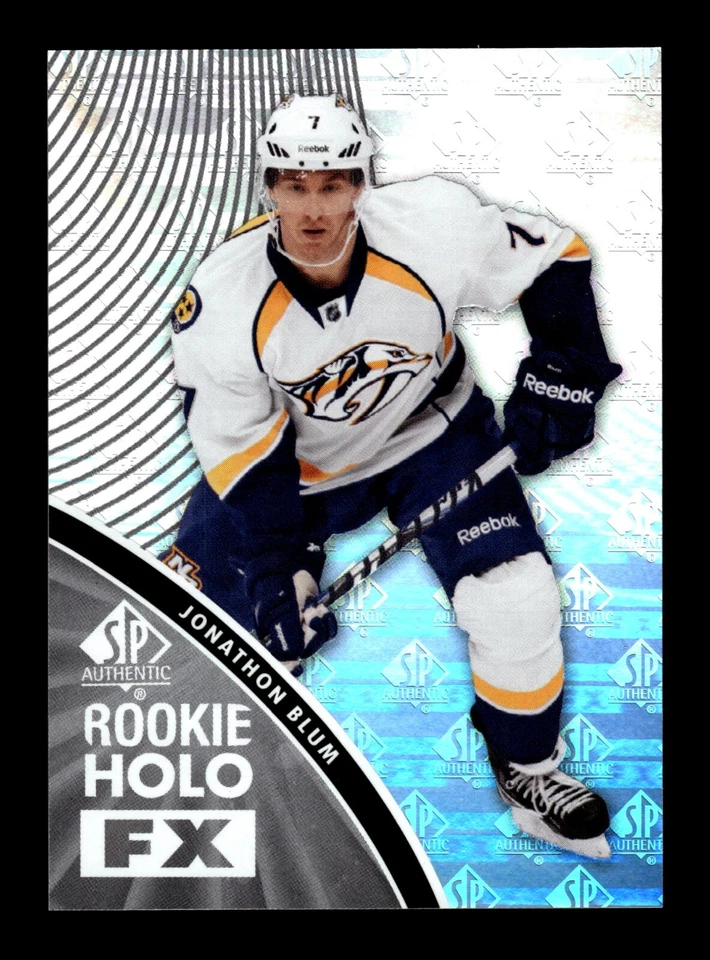 5-01-04 PWE . 2011-12 spa sp authentic ud rookie holo fx #rfx14 jonathon blum - Image 1 of 2