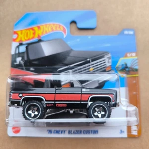 Hot Wheels 2025 HW DIRT 75 CHEVY BLAZER CUSTOM BLACK RED 5/10 - Picture 1 of 1