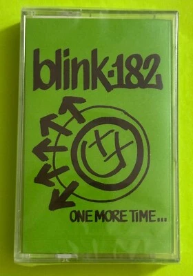 Blink 182 - One More Time - Cassette Tape Fluorescent Green Mark, Tom, Travis - Image 1 of 2