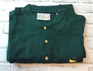 Masters Golf Polo Shirt Men’s Size XL Green Augusta National 60s Short Sleeve - Picture 1 of 5
