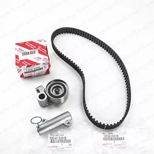 New Genuine Toyota 1KDFTV 2KDFTV Timing Belt Tensioner Idler Pulley Kit SET of 3 - Bild 1 von 13