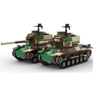 Compatible 1/30 Type 3 Chi-Nu Japanese Medium Tank 551 Pieces Building Toys - Picture 1 of 8