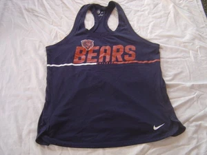 Women's Size XL Nike Chicago Bears Tank Top NAVY BLUE - Picture 1 of 2