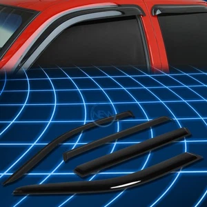 Tint Tape-on Window Visor Wind Sun Rain Deflector for 2007-2016 BMW E70/F15 X5 - Picture 1 of 11