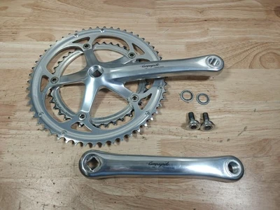 Juego de bielas Campagnolo Mirage vintage 175 mm doble cuadrado cónico 135 BCD 53/39T Foto 1 de 4