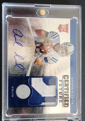 ANDREW LUCK 2012 TOTALLY CERTIFIED FUTURE RPA PATCH AUTO RC /49  Colt Stanford  - Image 1 of 4
