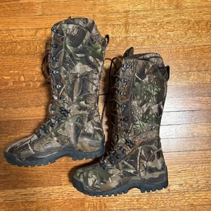 RedHead Hunting Boots Men Size 6.5 Camo Insulated Waterproof Lace Up Tall Boots - Picture 1 of 9