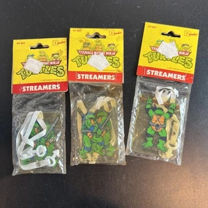X 3 TMNT Ninja Turtles Bike Streamers Brand New Sealed Very Tough Pieces - Picture 1 of 9