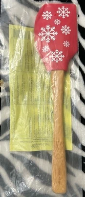 NUEVO -RETIRADO Espátula Raspadora Vacaciones Chef Mimado 1283 9.5" Navidad Hornear Foto 1 de 3