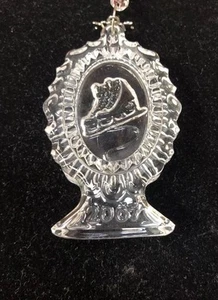 Waterford Crystal 2007 Victorian Skate Ornament 1st Edition Series 143338 - Picture 1 of 6