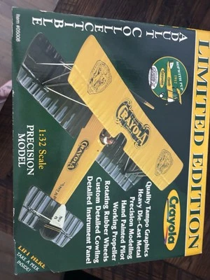 Vintage Gearbox Limited Ed 1917 Sopwith Pup Plane Crayola Theme 1:32 Scale - Image 1 of 3