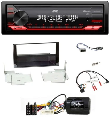 JVC Bluetooth USB DAB Lenkrad Autoradio für Nissan Micra 2013-2017 piano - Bild 1 von 4