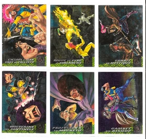 1994 MARVEL FLEER ULTRA X-MEN GREATEST BATTLES COMPLETE (6) Chase CARD SET - Picture 1 of 1