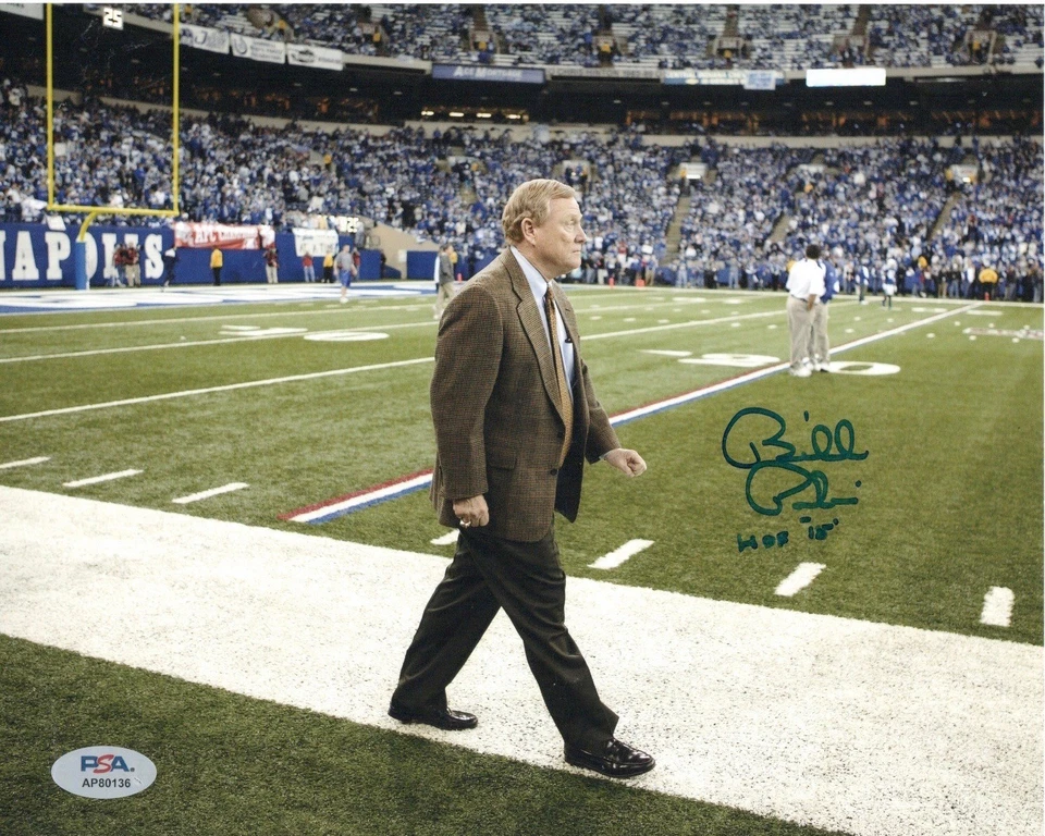BILL POLIAN Signed Autographed Auto 8x10 Photo Picture Indianapolis Colts PSA - Image 1 of 1