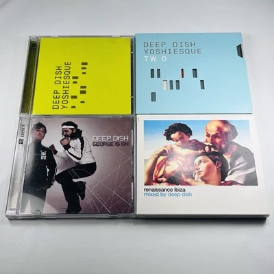 Deep Dish 4 CD Lot Yoshiesque 1&2 Renaissance Ibiza George Is On 2 Disc Sets Foto 1 de 4
