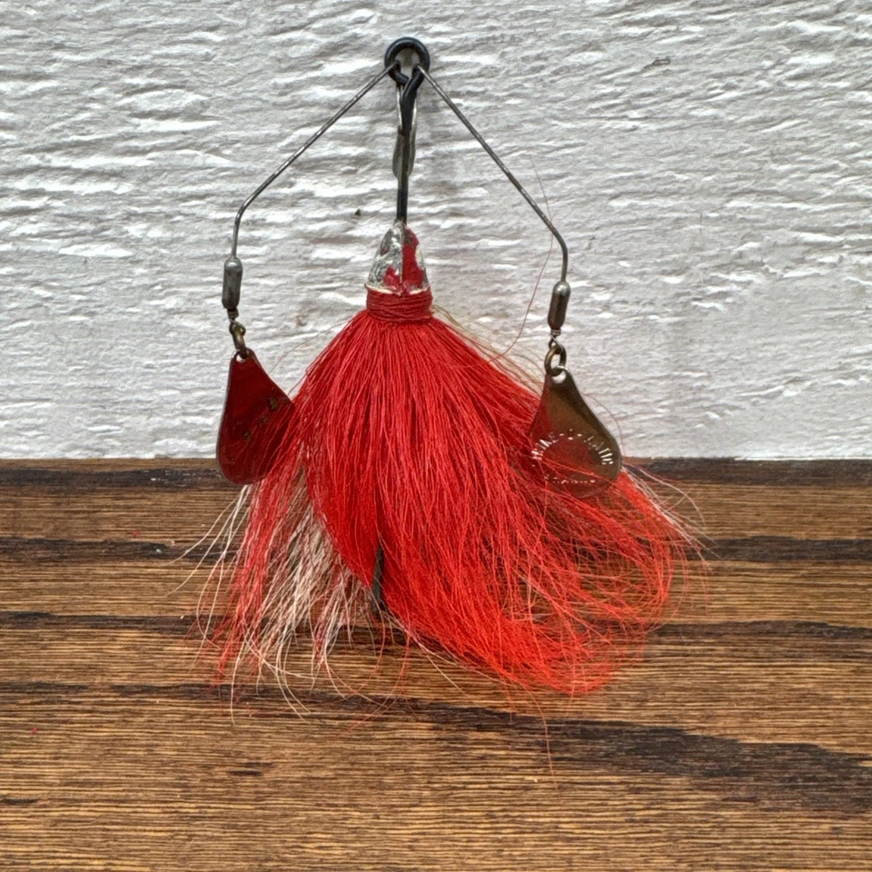 Vintage W.J. Señuelo giratorio doble Jamison Shannon con caja original Chicago EE. UU.  Foto 1 de 4