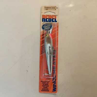 Rebel Windcheater Minnow F85257 A2 Vintage Floater Diver Fishing Lure - Image 1 of 4