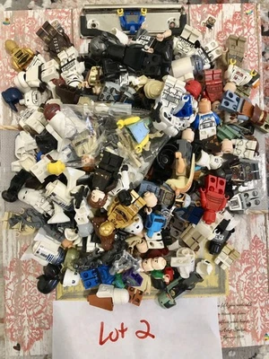 LEGO Star Wars Clones Jedi Minifiguras Partes del Cuerpo Enorme Lote 2 Bolsa De 1 Libra Foto 1 de 3