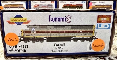 Athearn Genesis HO ATHG86212 EMD SD45-2 Conrail patch #6662LED/DCC/SOUND/NIB - Image 1 of 4