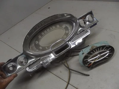 1957 PEÇAS DE PAINEL OLDSMOBILE DASH GAUGE CLUSTER olds hotrod velocímetro interior - Imagem 1 de 4