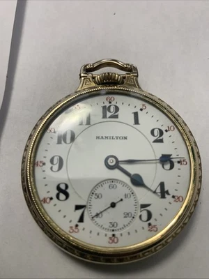 Reloj Bolsillo Hamilton 992 B Talla 16 Foto 1 de 4