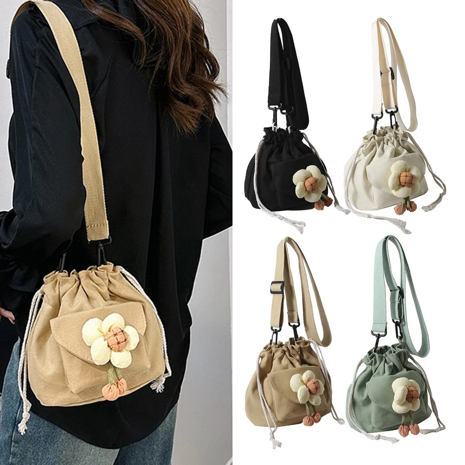Canvas Purse for Women Handbag Lightweight Trendy Cellphone Bag Tote Ladies - Image 1 of 1
