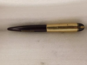 Vintage 1/10 14K Gold Filled Cap Eversharp "Skyline" Füllfederhalter Burgund Sockel - Bild 1 von 7
